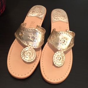 Jack Rogers Capri Sandal Gold